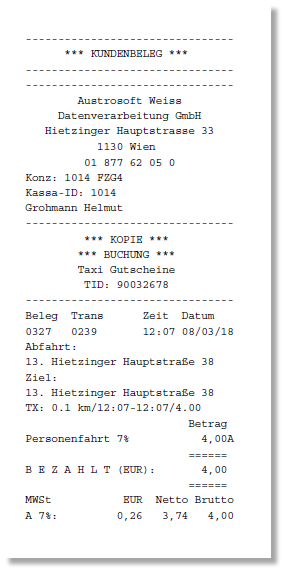 Bearbeitungsmöglichkeiten in der Tabelle